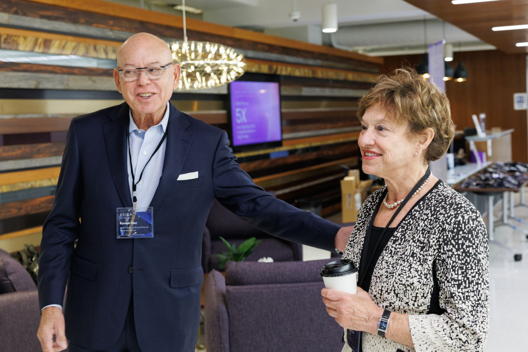 Guests arrive at Grant Thornton.