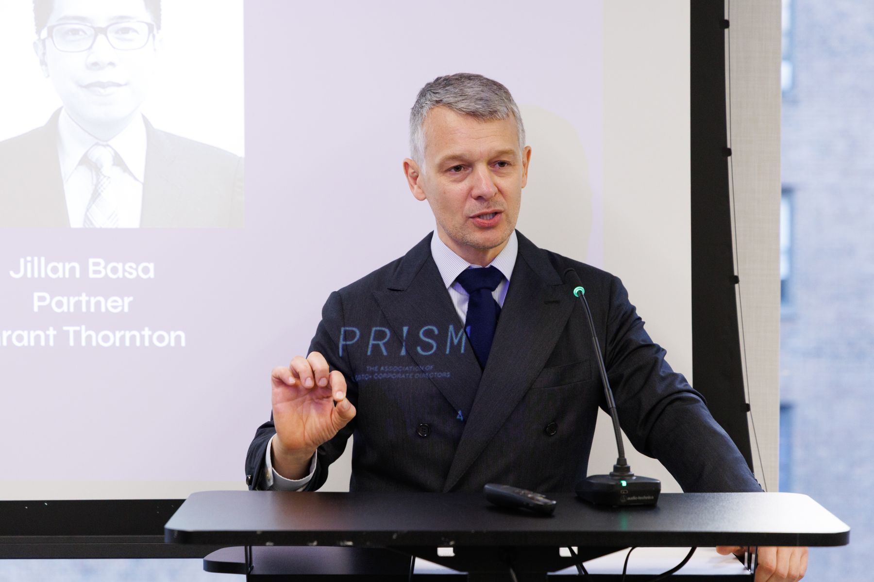 Fabrice Houdart opens the 4th Annual PRISM Summit.