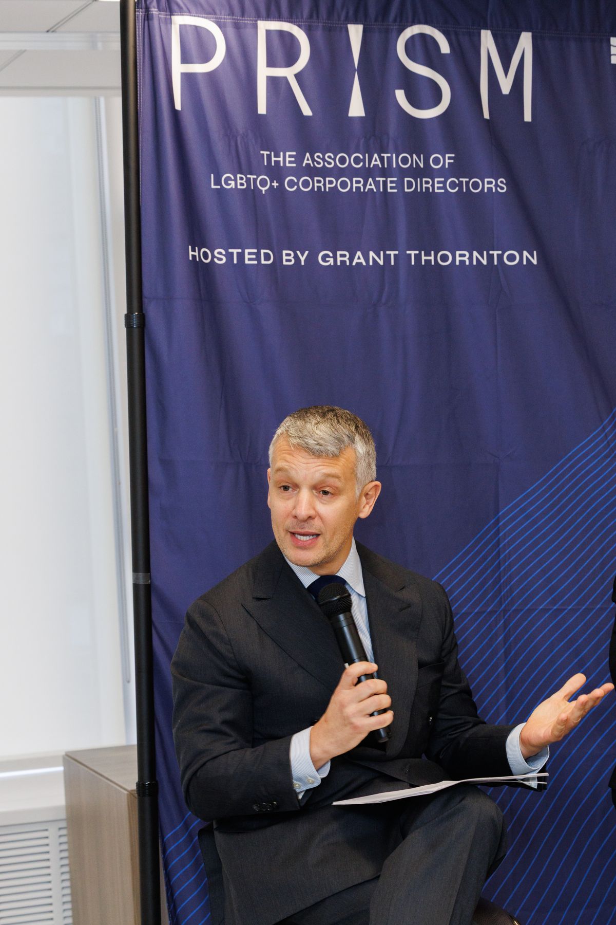 Fabrice Houdart moderates Women Leading the Way.